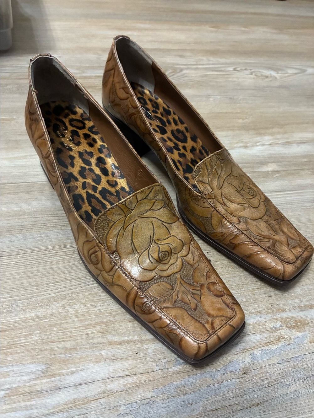 Floral shoes
